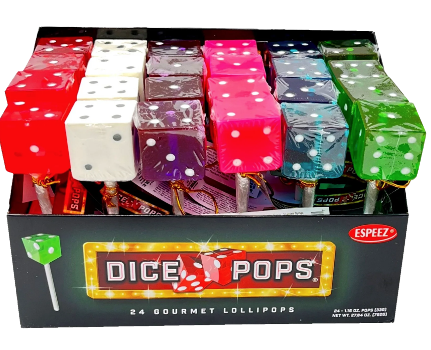 Dice Pops Assorted 1.15oz
