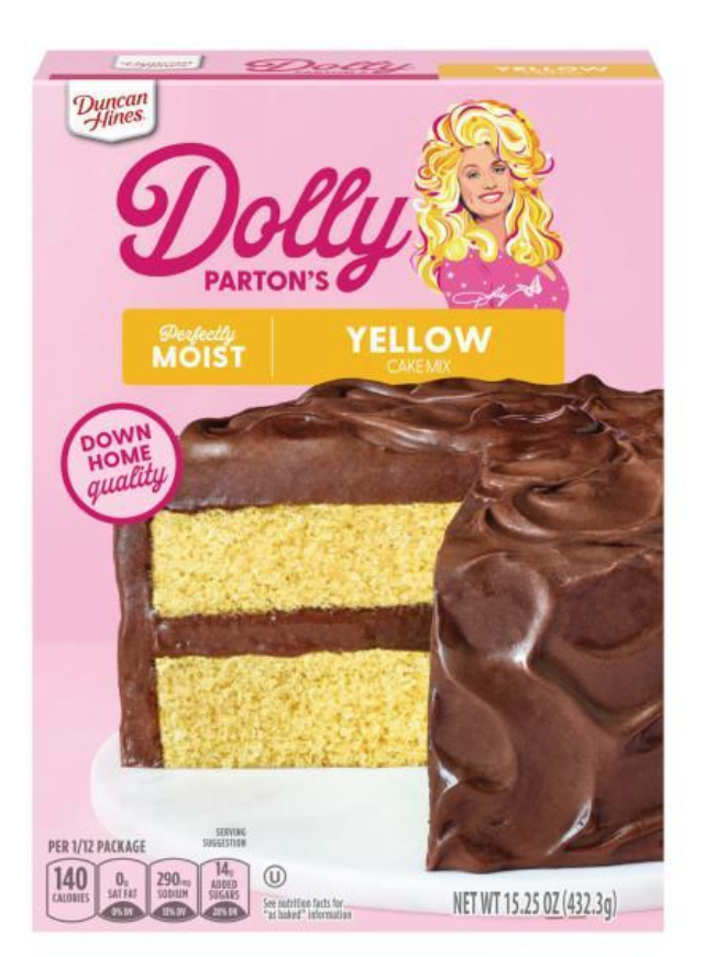 Duncan Hines Dolly Parton's Yellow Cake Mix 15.25oz