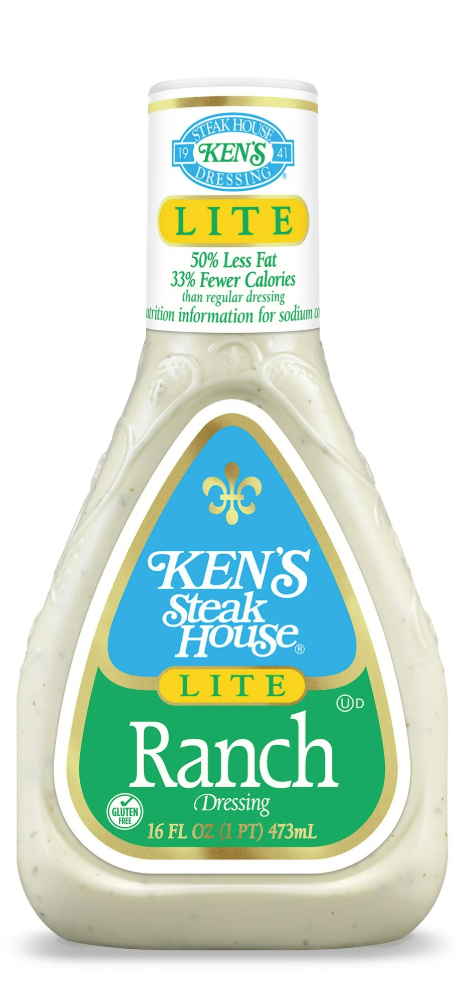 Ken's Steakhouse Lite Ranch Dressing 16oz