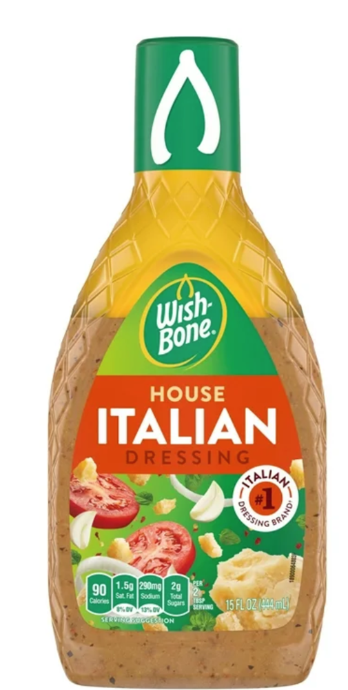 Wishbone House Italian Dressing 15oz (BEST BY: 29SEP2025)