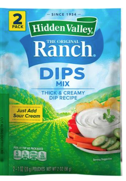 Hidden Valley Ranch Original Dip 2 Pack