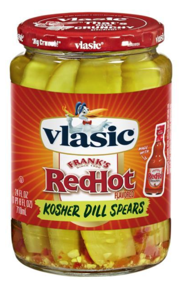 Vlasic Frank's RedHot Dill Pickle Spears 24oz