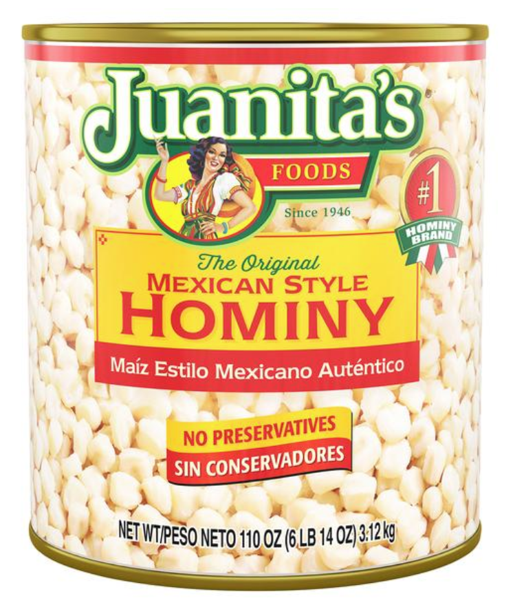 Juanita's Hominy 110oz