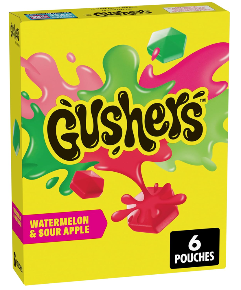 Fruit Gushers Watermelon & Sour Apple 4.8oz