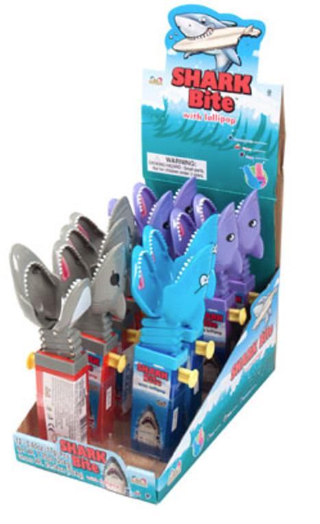 Candy Shark Bite Lollipop Assorted 1pk