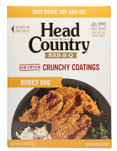 Head Country Air Fryer Crunchy Coatings Honey BBQ 8oz