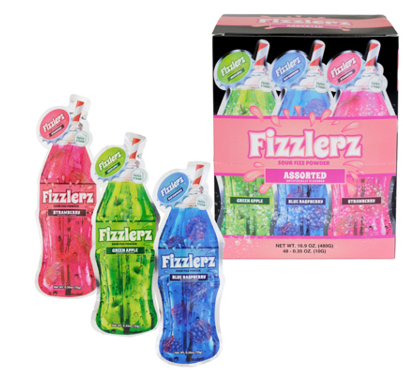 Fizzler Sour Fizz Powder Candy Assorted 0.35oz