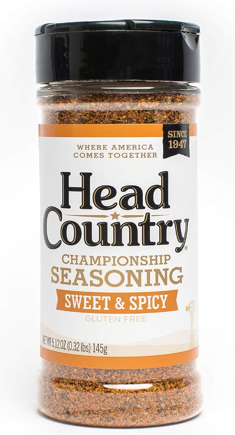 Head Country Championship Seasoning Sweet & Spicy 5.12oz (BEST BY: SEP 25)