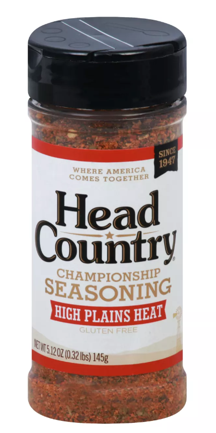 Head Country Championship Seasoning High Plains Heat 5.12oz (BEST BY: AUG 25)