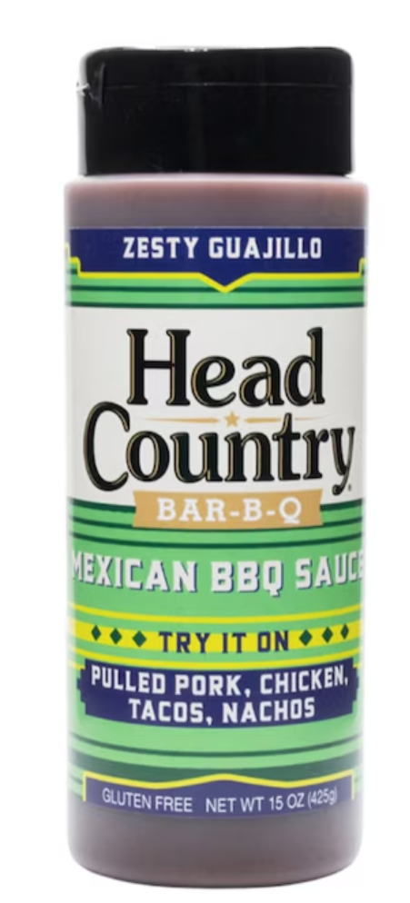 Head Country Bar-B-Q Mexican BBQ Sauce Zesty Guajillo 15oz