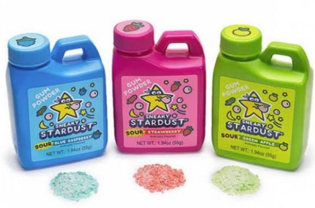 Sneaky Stardust Sour Gum Powder Candy 1.94oz