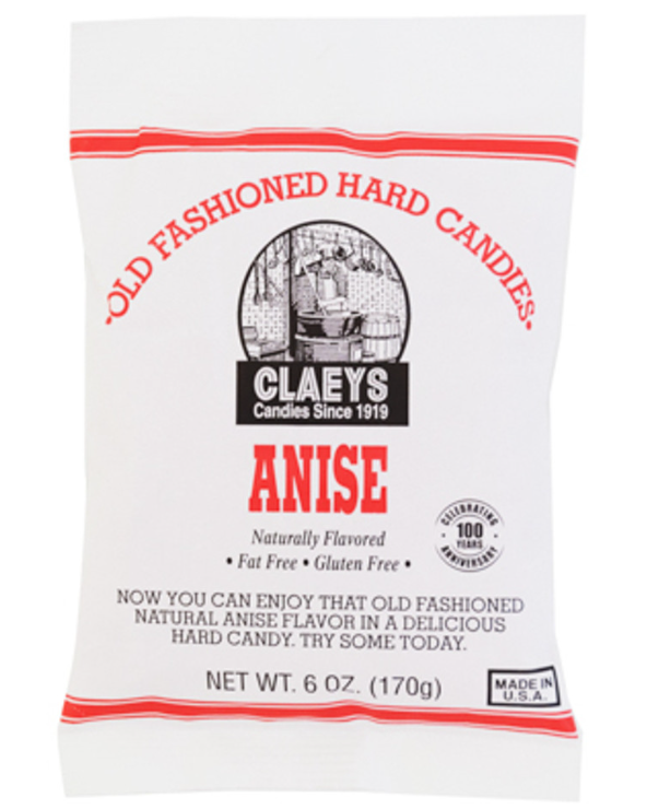 Claeys Anise Hard Candy 6oz
