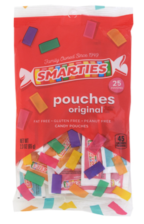 Smarties Pouches Original Peg Bag 2.3oz (BEST BY: MAY '26)