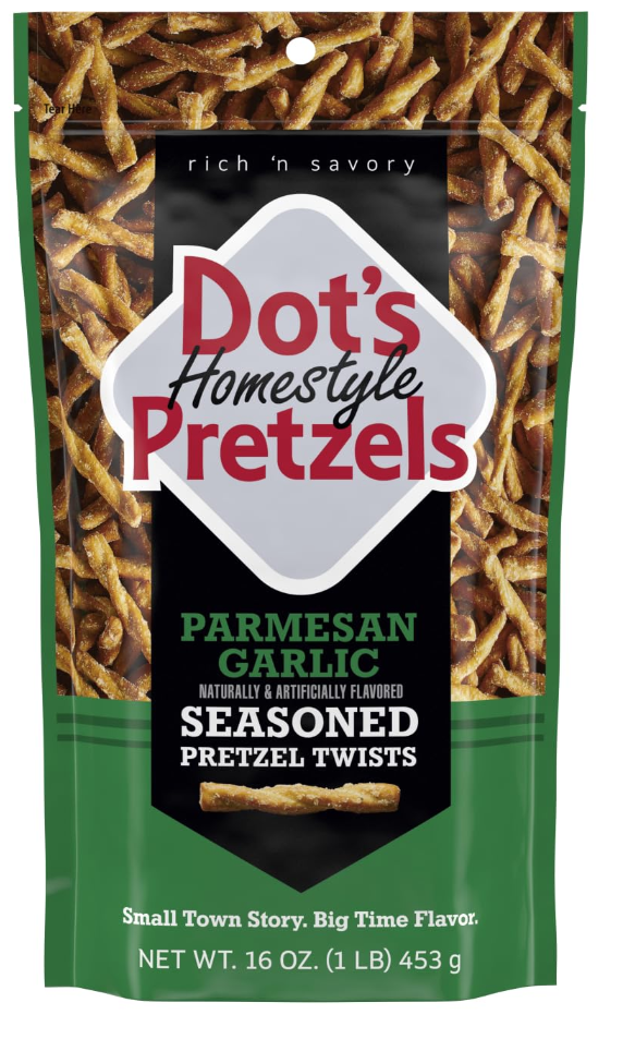 Dots Homestyle Parmesan Garlic Pretzels Twists16oz