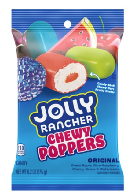 Jolly Rancher Chewy Poppers 6.2oz