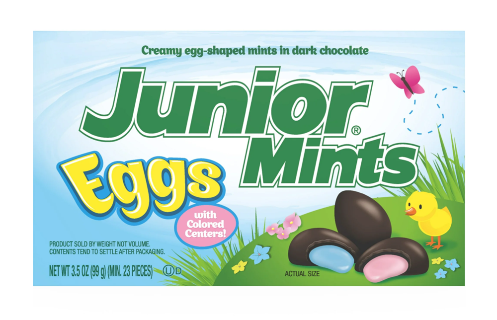 Junior Mints Pastel Chocolate Covered Eggs 3.5oz