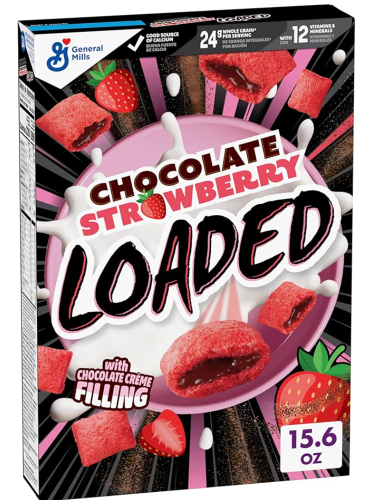 General Mills Loaded Chocolate Strawberry Cereal 13oz (BEST BY: 16SEP2025