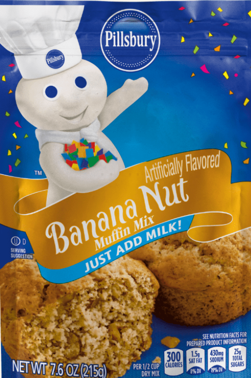 Pillsbury Banana Nut Muffin Mix 7.6oz