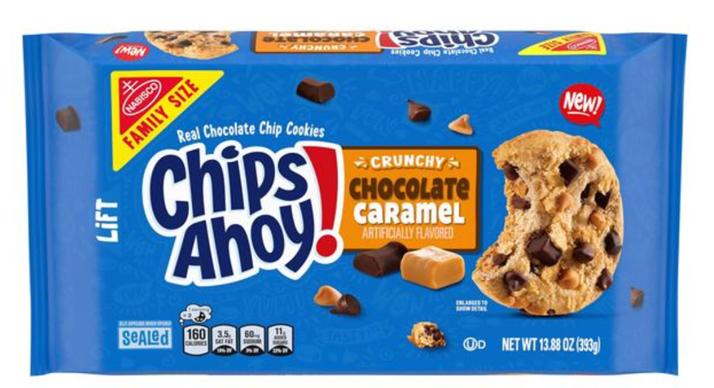 Chips Ahoy! Chocolate Caramel Family Size 13.8oz (BEST BY: JUN 2025)