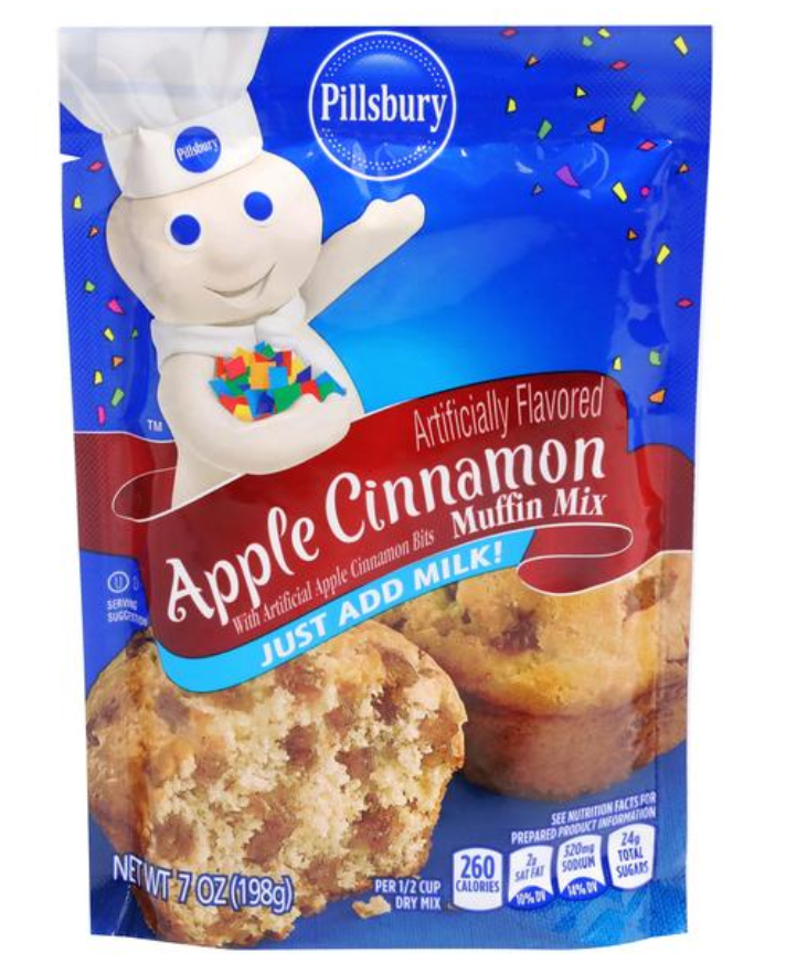 Pillsbury Apple Cinnamon Muffin Mix 7oz (BEST BY: JUN25)