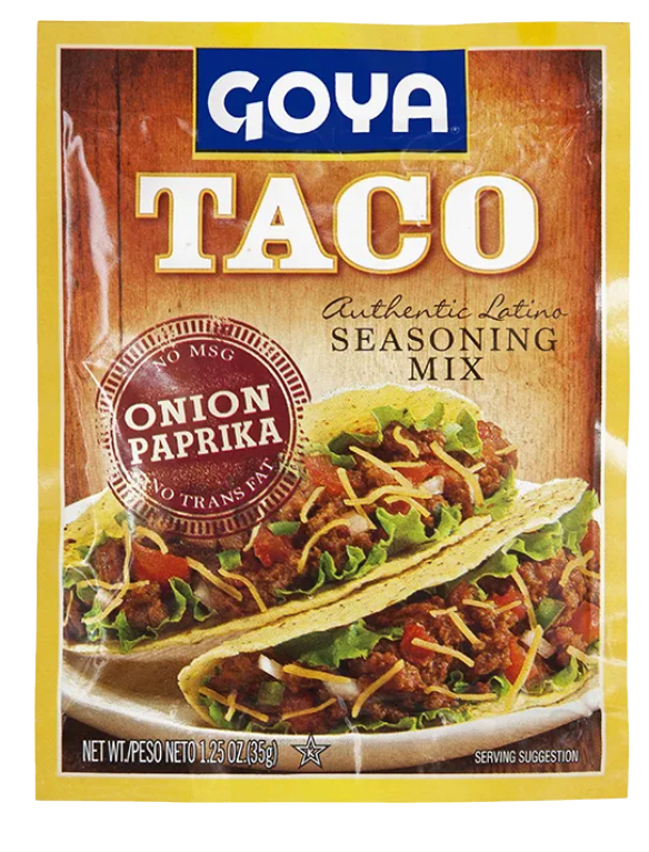Goya Taco Seasoning Mix 1.25oz