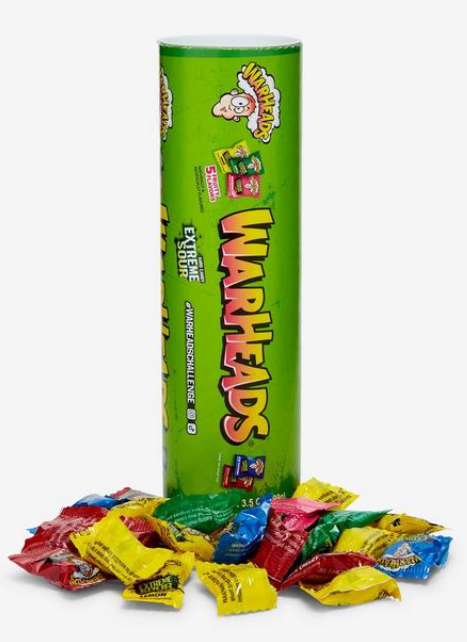 Warheads Extreme Sour Candy Tube 3.5oz