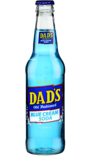 Dad's Old Fashioned Blue Cream Soda 12oz