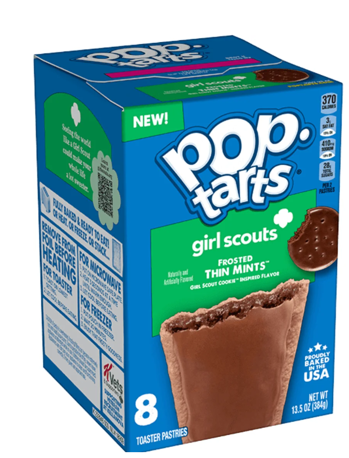 Pop Tarts Girl Scouts Frosted Thin Mints 8 Pack