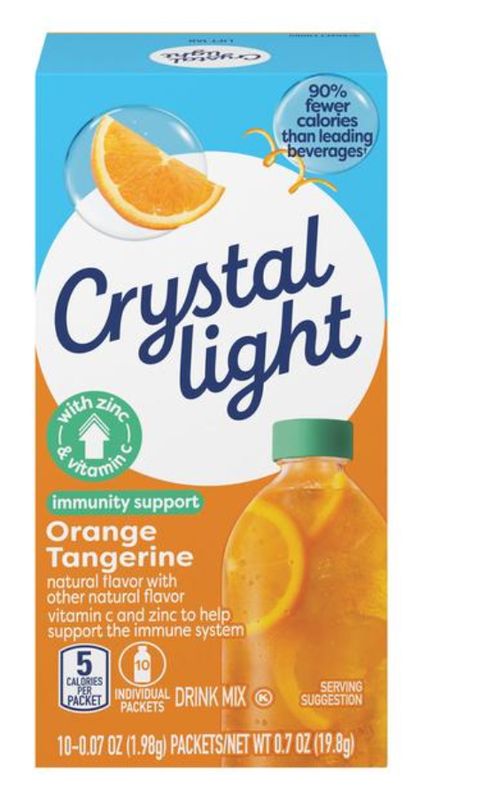 Crystal Light Immunity Orange Tangerine 10ct