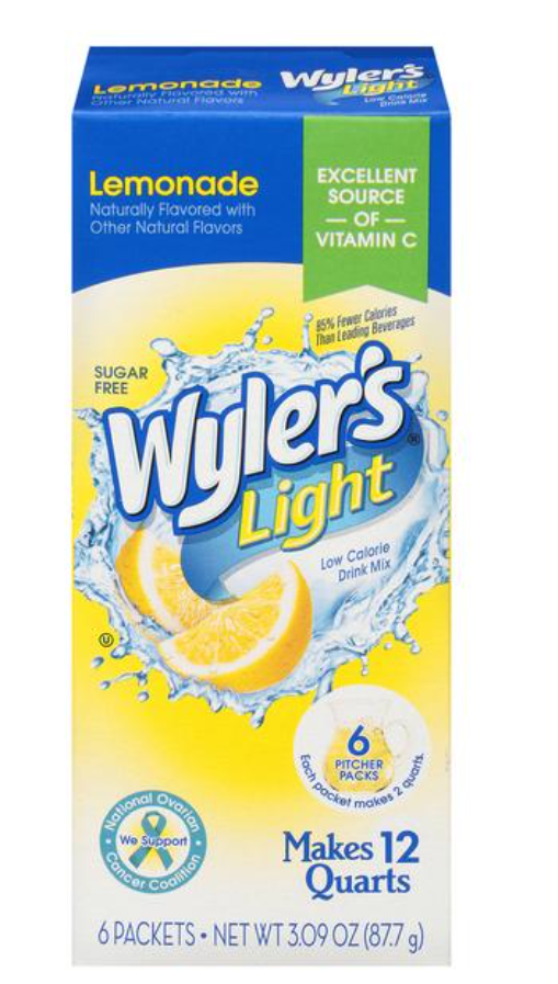 Wyler's Light Lemonade Pitcher Drink Mix 6pk