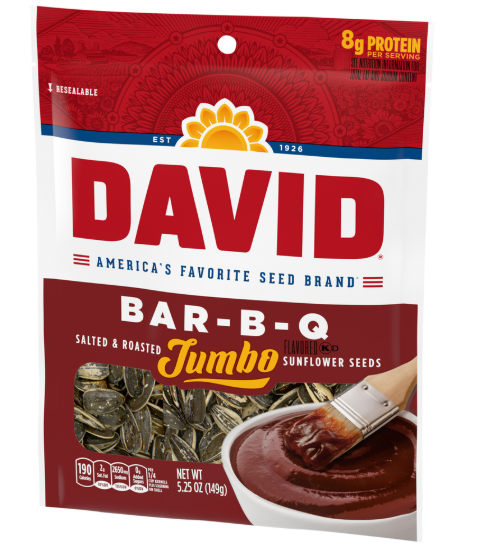 David Jumbo Bar-B-Q Sunflower Seeds 5.25oz