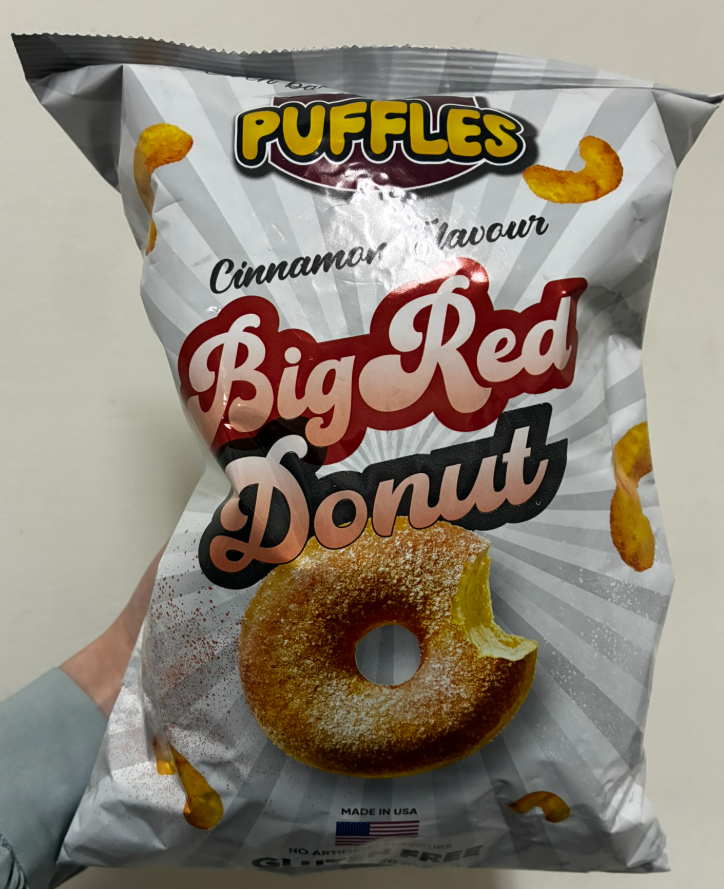 Big Red Cinnamon Donut Puffles 6oz