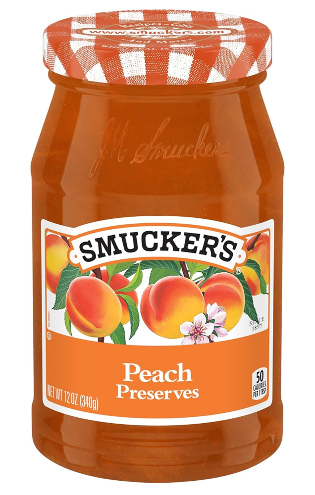 Smucker's Peach Preserves 12oz