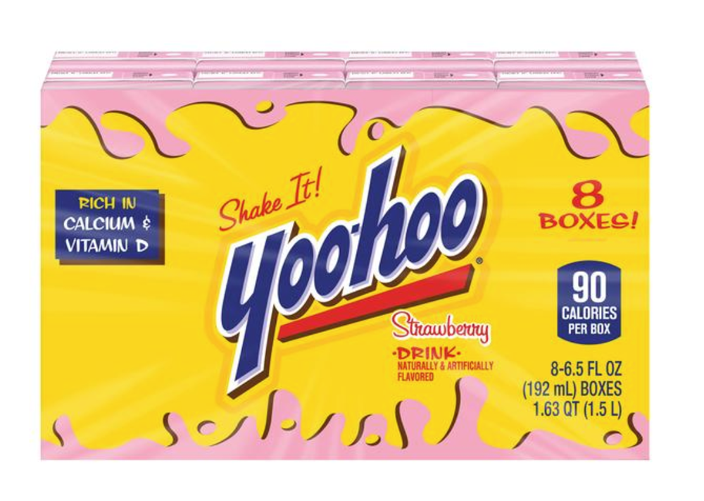 Yoo-Hoo Strawberry Drink 8 Pack (BEST BY: MAY '26)