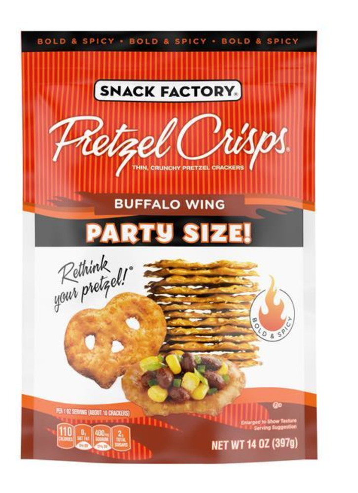 Snack Factory Pretzel Crisps Buffalo Wing 14oz