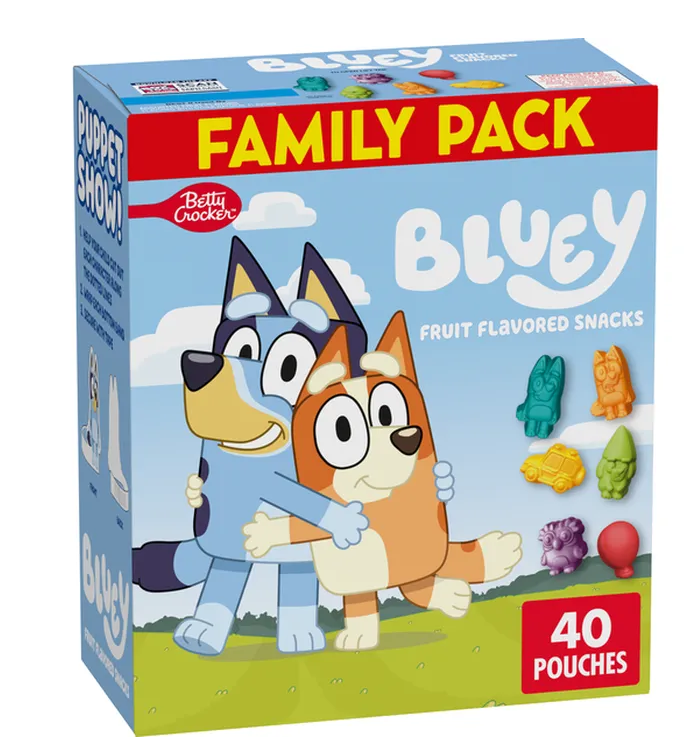 Bluey Fruit Snacks Value Pack 40ct