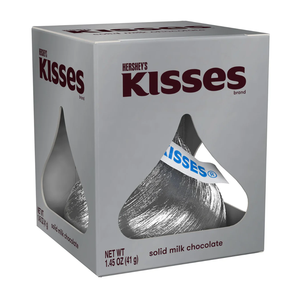 Hershey's Kisses Solid Milk Chocolate Gift Box 1.45OZ