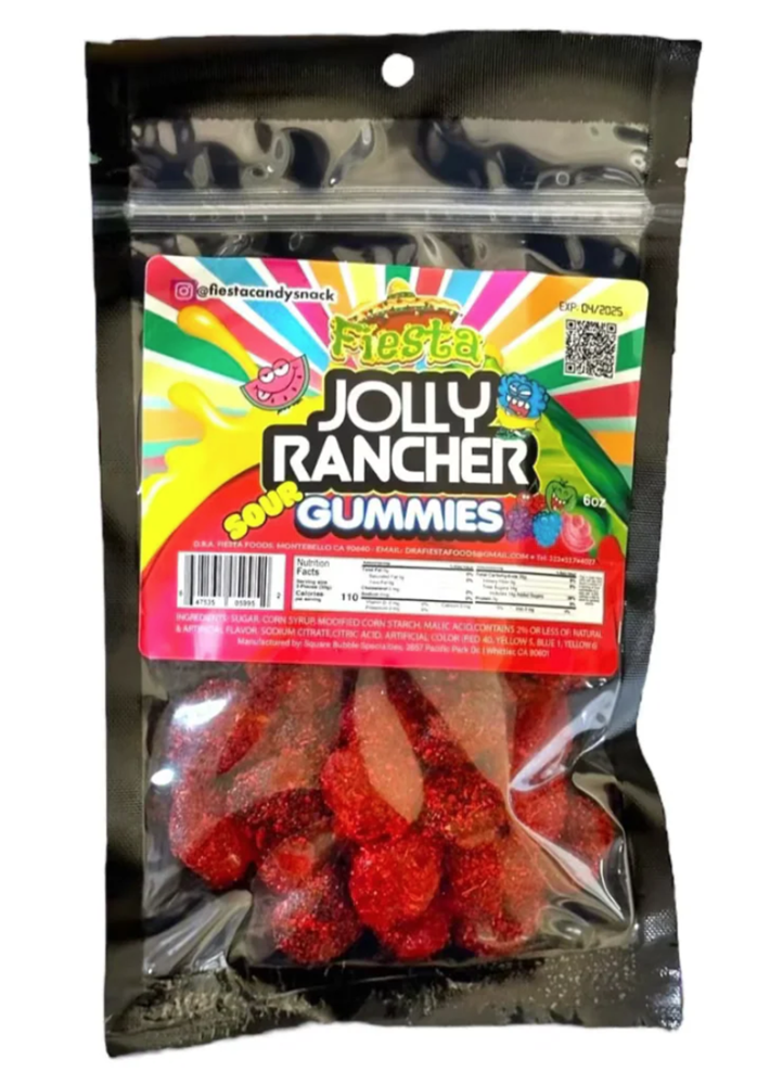Fiesta Chamoy Sour Jolly Ranchers Gummies 6oz