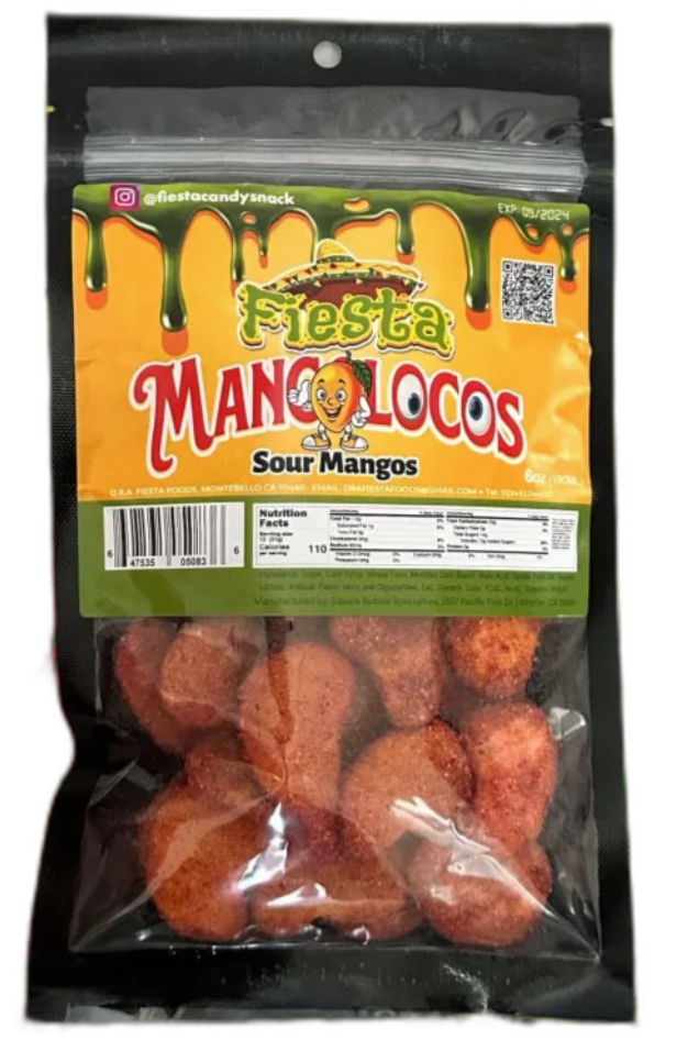 Fiesta Tangy Chamoy Mango Locos 6oz