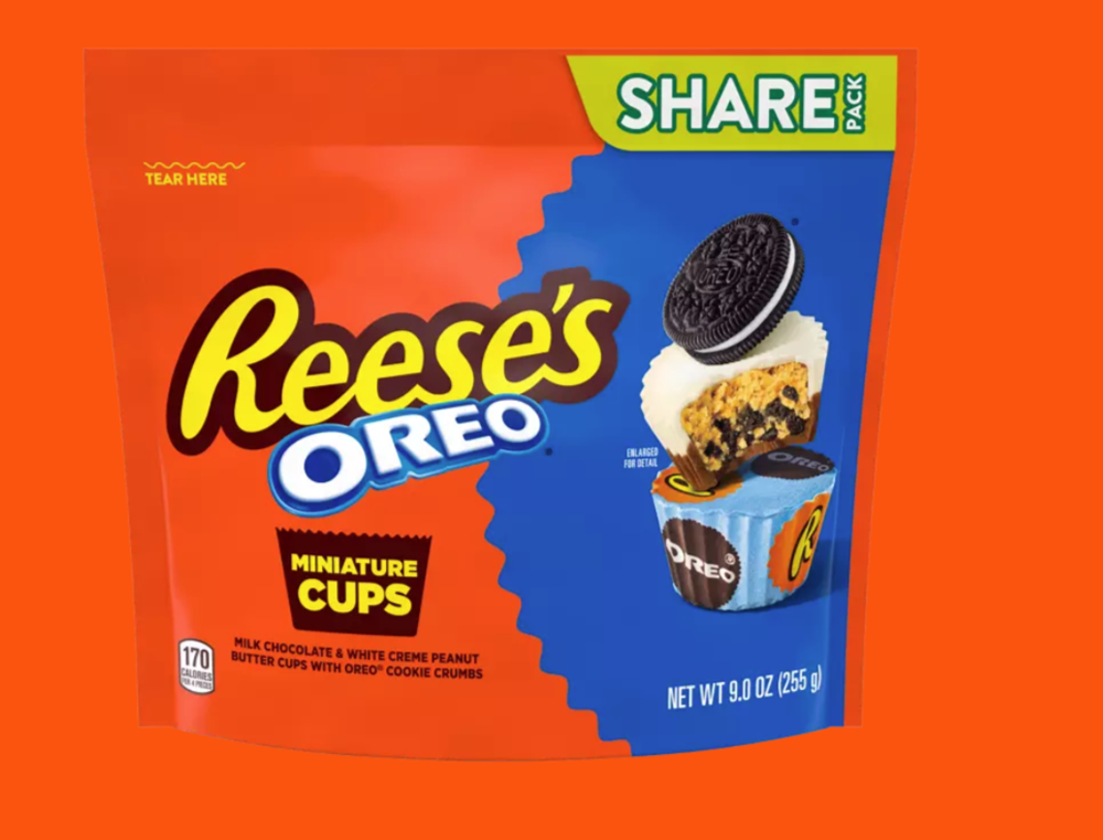 Reese's Oreo Milk Chocolate Miniatures Peanut Butter Cups 9oz