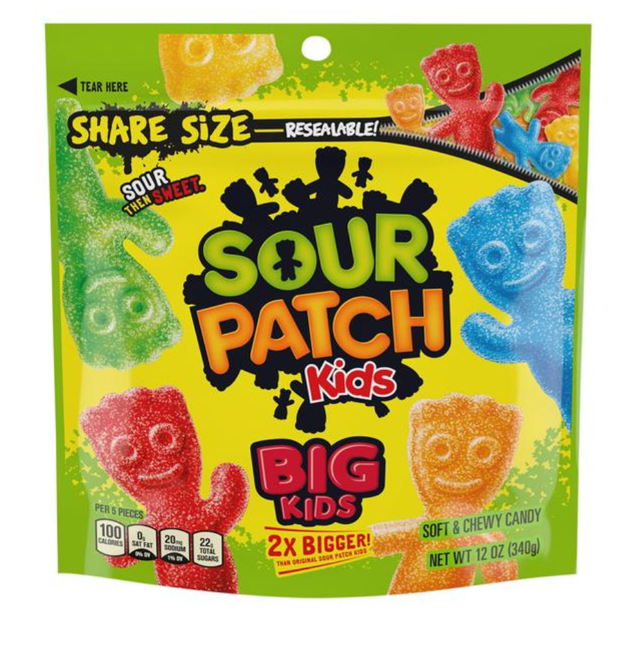 Sour Patch Kids Big Kids Share Bag 12oz (BEST BUY: MARCH 2026)