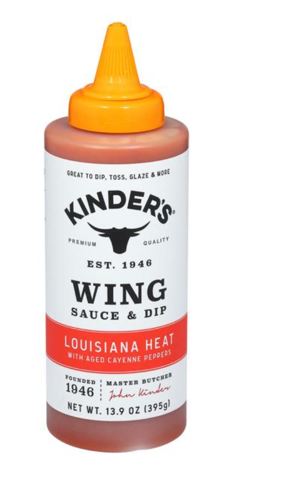 Kinder's Wing Sauce & Dip Louisiana Heat 13.9oz