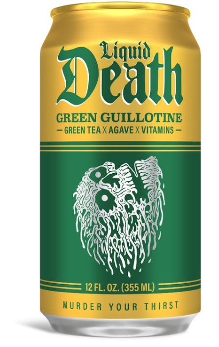 Liquid Death Green Guillotine 12oz Can