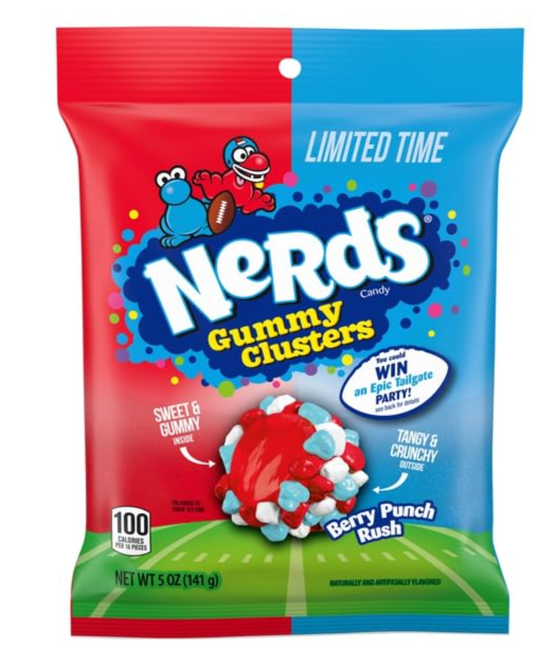Nerds Limited Time Gummy Clusters Berry Punch Rush 5oz