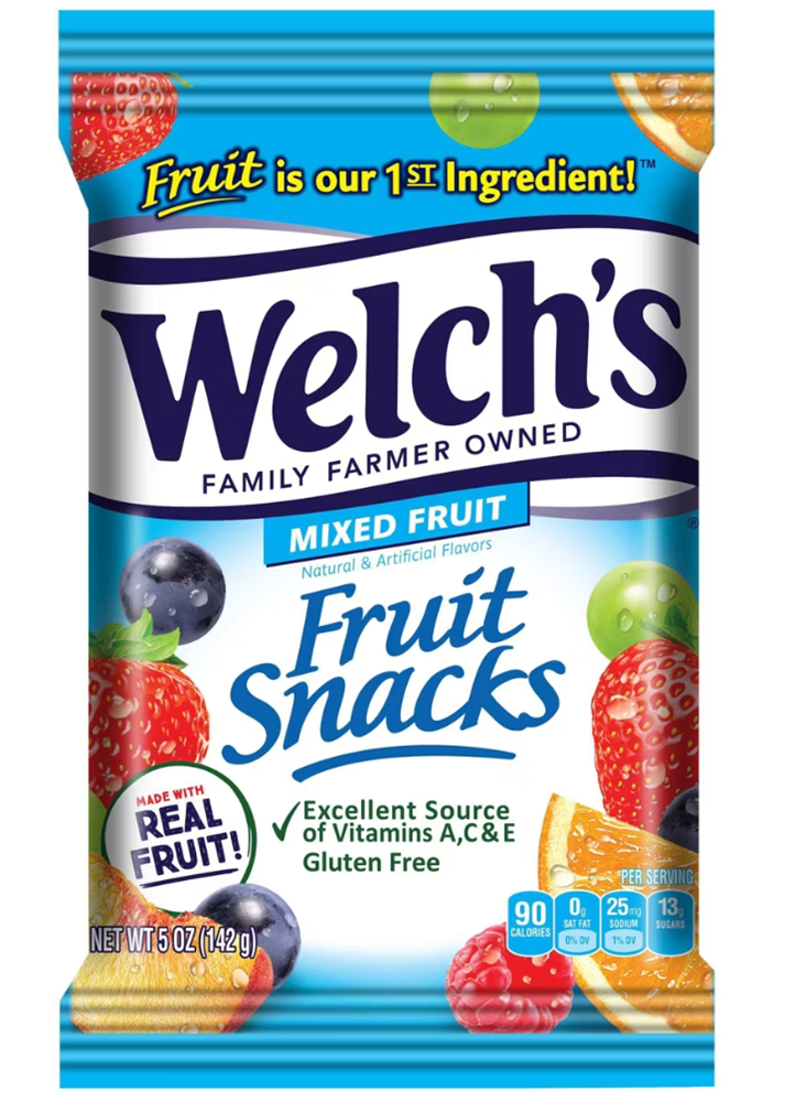 Welch's Mixed Fruit Fruit Snacks 5oz