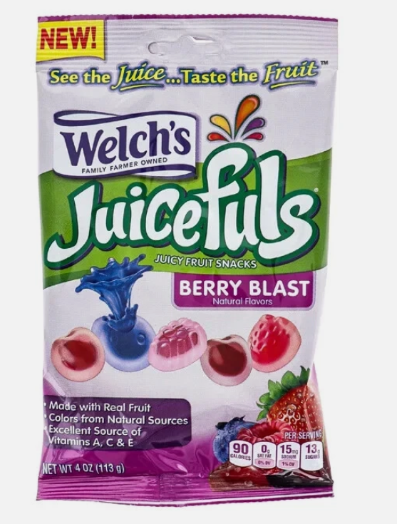 Welch's Juicefuls Berry Blast Juicy Fruit Snacks 4oz