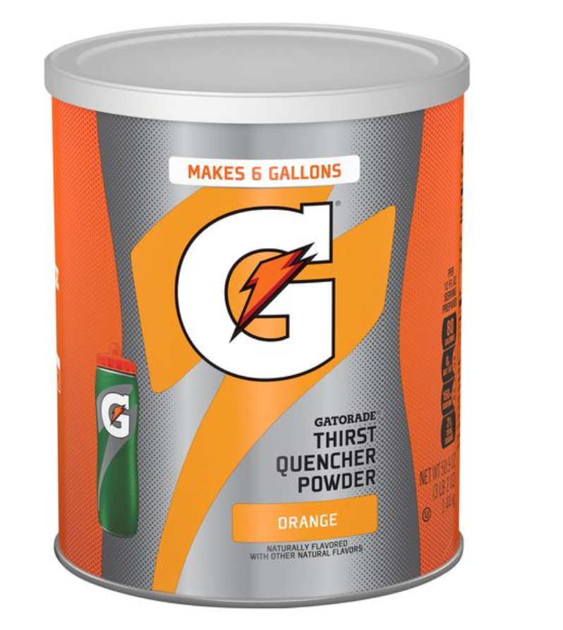 Gatorade Thirst Quencher Orange Flavor, Powdered Energy Drink Mix 50oz