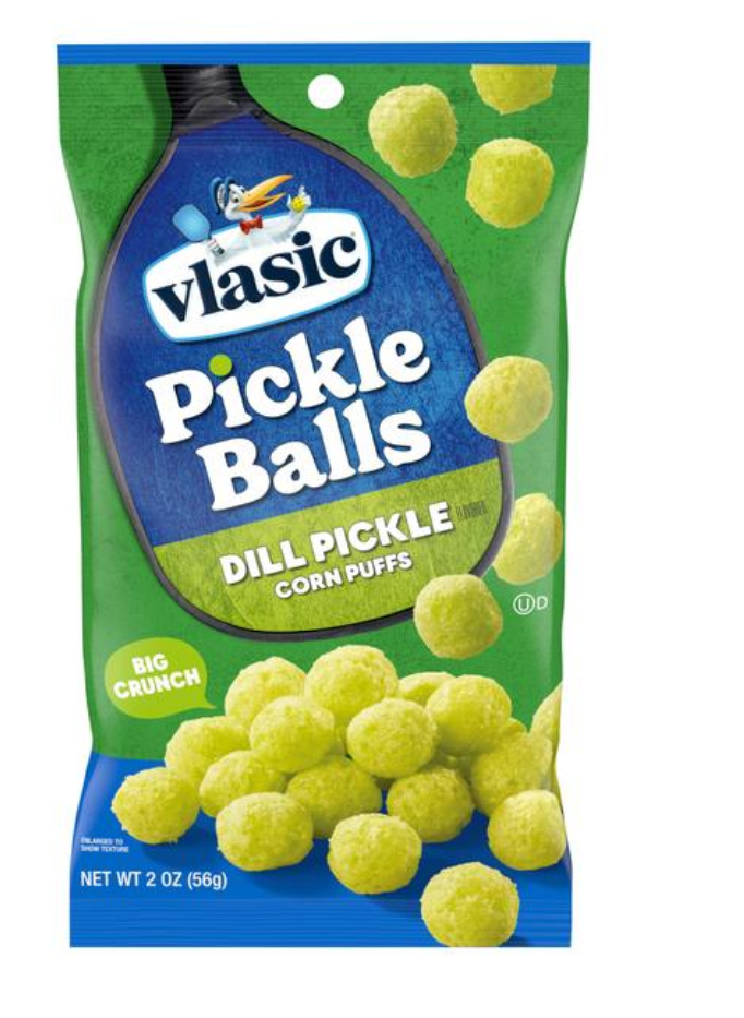 Vlasic Pickle Balls Dill Pickle Corn Puffs 2oz (BEST BY: APR '26)