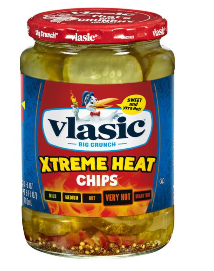 Vlasic Xtreme Heat Pickle Chips 24oz