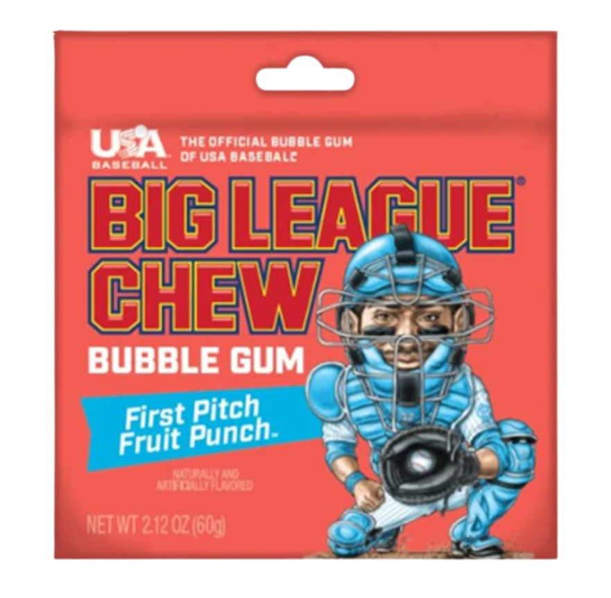 Big League Chew First Pitch Fruit Punch 2.12oz